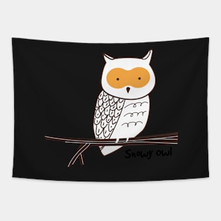 Snowy Owl Tapestry