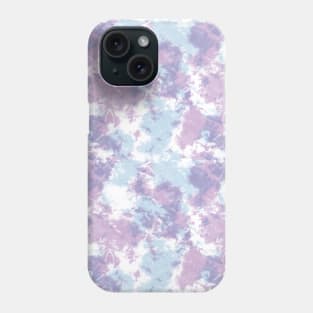 Soft Blue and Purple Tie-Dye Phone Case