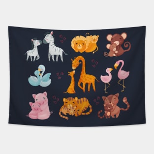 animals motherhood collection Tapestry