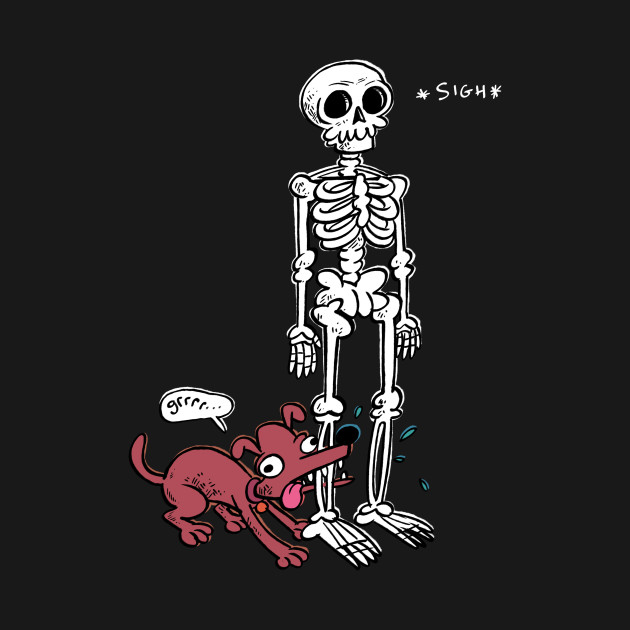 The Skeleton and the dog - Skeleton - Tank Top