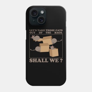 The Little Mice Street Gang - Funny Rats Phone Case