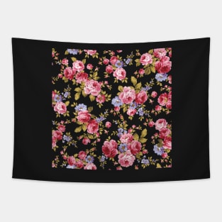 Roses Floral Pattern Tapestry