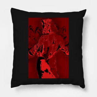 The lady in the red dress Roxanne Pillow