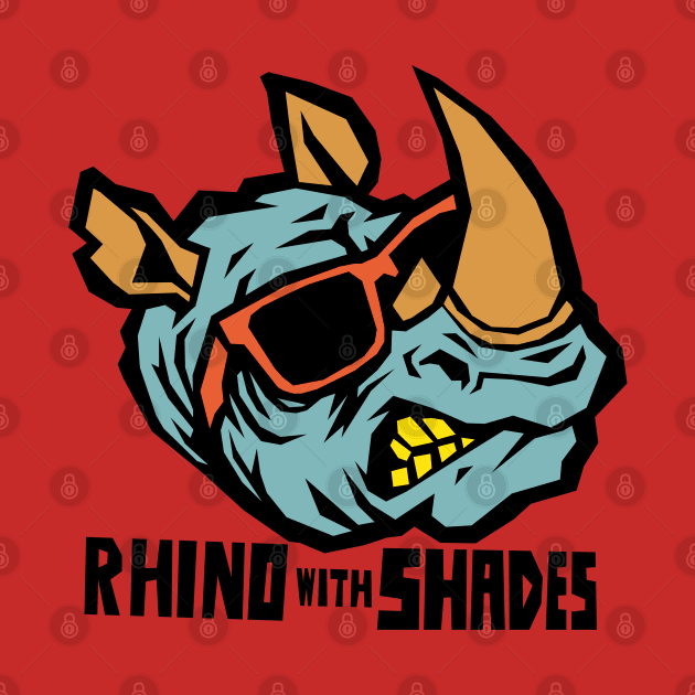 Rhino with shades by Cem Kızıltuğ