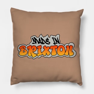 Made in Brixton I Garffiti I Neon Colors I Orange Pillow