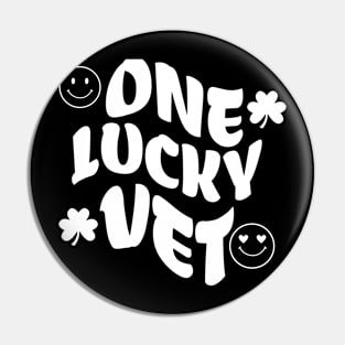 One Lucky Vet St. Patrick's Day Pin