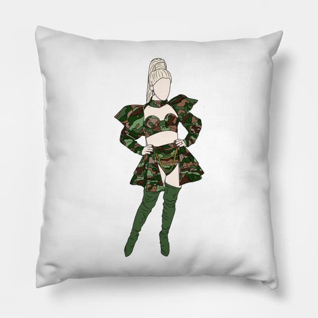 Miz Cracker Pillow by doctorbihcraft