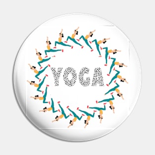 yoga pose Pin