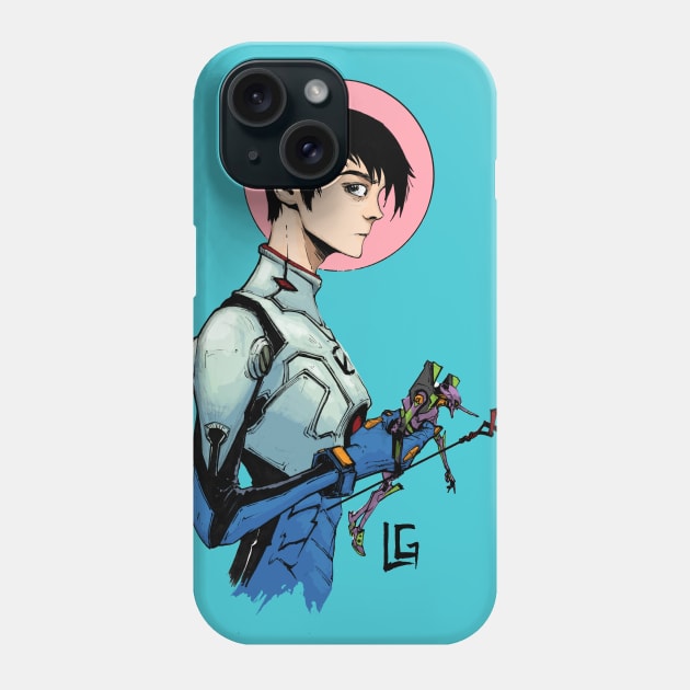 Shinji Evangelion Phone Case by Lagonza