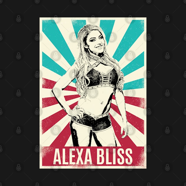 Vintage Retro Alexa Bliss by Bengkel Band