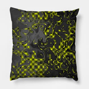 Beyond The Darkness Abstract Design Pillow