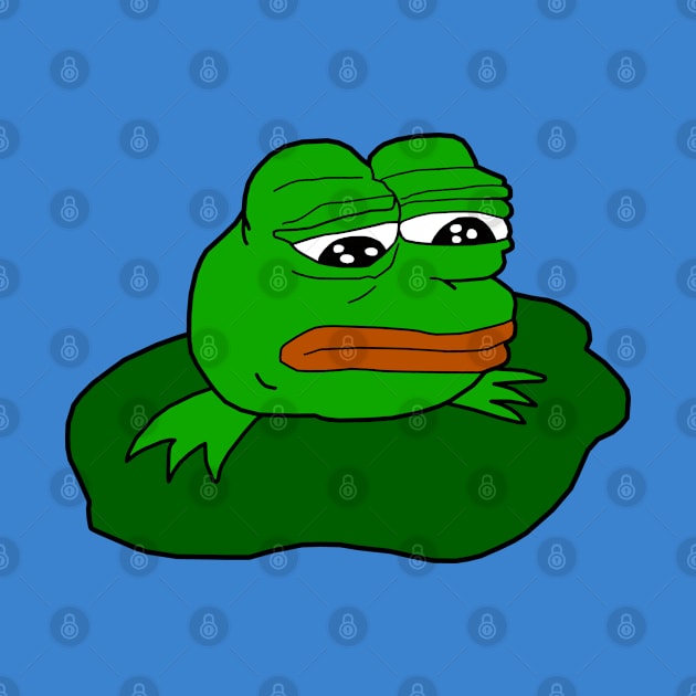 Sad Tadpole Pepe by Lean Mean Meme Machine