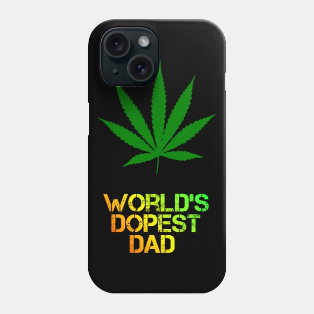 WORLD'S DOPEST DAD Design Phone Case by MN-STORE