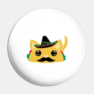 Tacocat Spelled Backward Is TACOCAT | Cute Taco Lover Shirt Pin