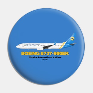 Boeing B737-900ER - Ukraine International Airlines Pin