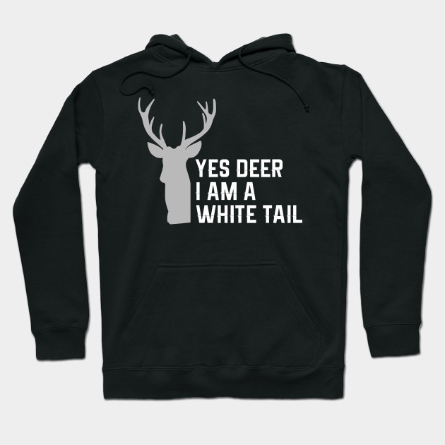 white hunting hoodie