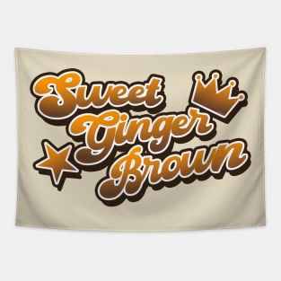 Sweet Ginger Brown Tapestry