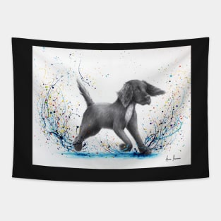 Spaniel Splash Tapestry