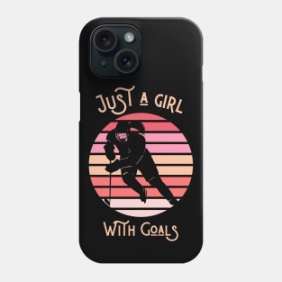 JUST A GIRL WITH GOALS Phone Case