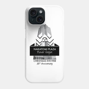 Never Forget Nakatomi Plaza 30th Anniversary Christmas Movie Phone Case