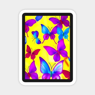 CUTE AND PRETTY  BUTTERFLY PATTERN Magnet