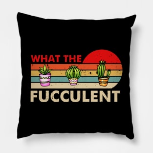 Fucculent great gift for gardening and plants Lovers Cactus Succulents Pillow