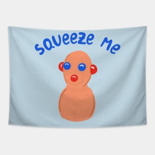 Squeeze Me - Clown Squeeze Doll Eyes Pop Out Tapestry