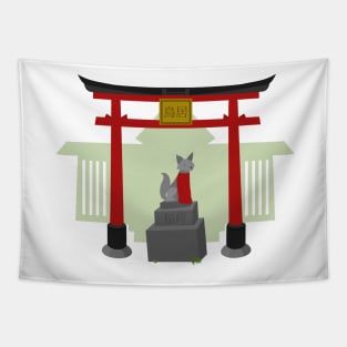 Inari shrine Tapestry