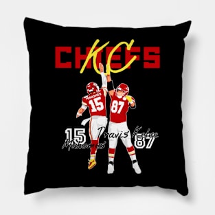 Travis Kelce x Patrick mahomes Pillow