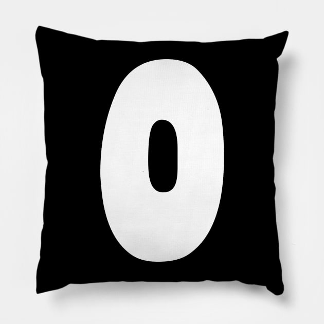 Letter O Pillow by Xtian Dela ✅