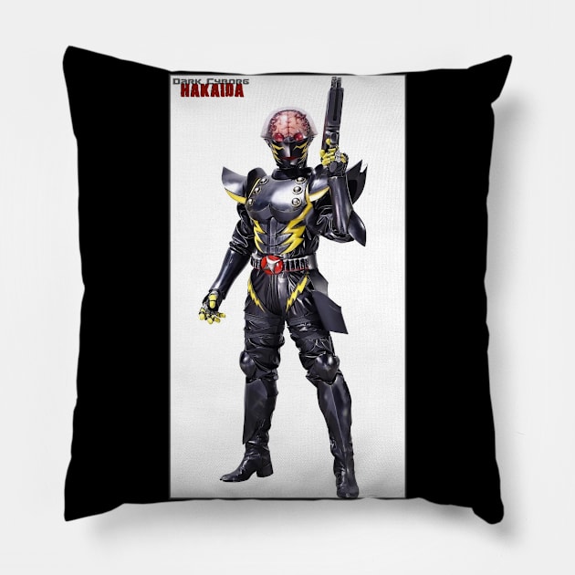 Hakaida, the Dark Cyborg Pillow by SciFi_Kaiju_Guy