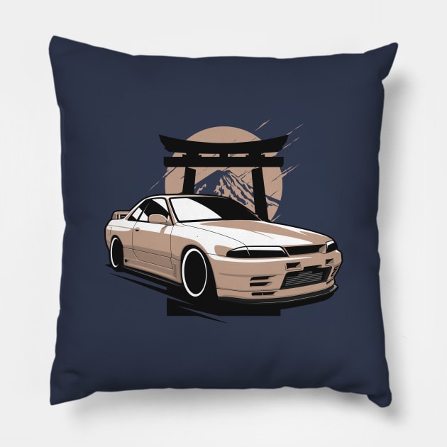 Skyline R32 GTR JDM Pillow by KaroCars