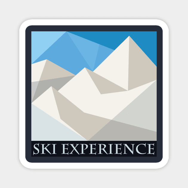 Ski Experience Magnet by NAVODAR