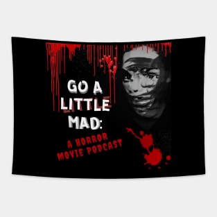 Go A Little Mad Logo - Square Image Tapestry