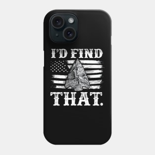 Funny Arrowhead Collecting Vintage Look Gifts Phone Case