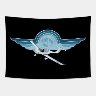 Diamond Night Flight Tapestry