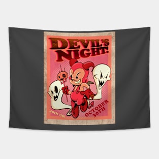 Devil's Night Tapestry