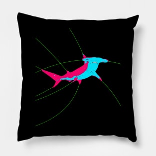 Great hammerhead Sphyrna mokarran Pillow