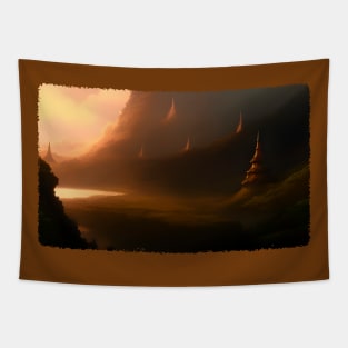 Eldritch Dreamscapes (4) - Fantasy Landscapes Tapestry