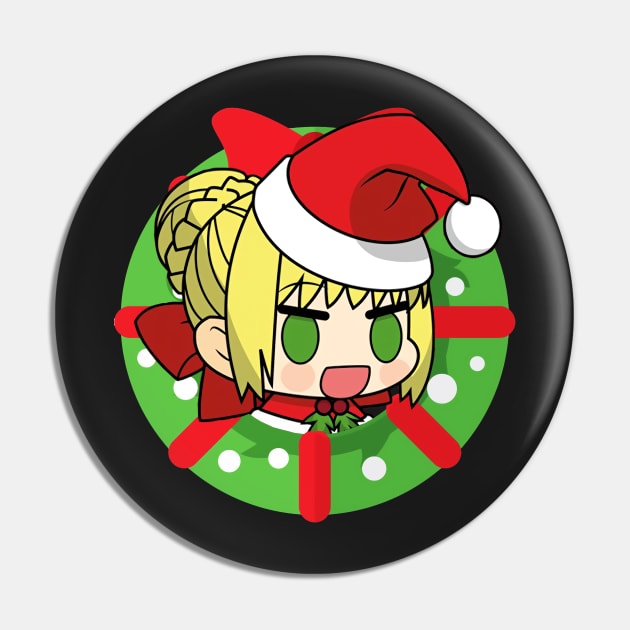 Padoru Pattern Pin by Shiromaru