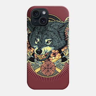 Angry Wolf Phone Case