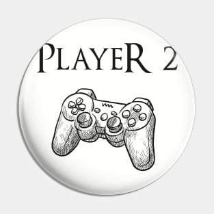 Father and son matching, Player 2 Player 2, Joypad, Controller, gaming Pin