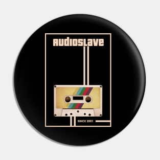 Audioslave Music Retro Cassette Tape Pin