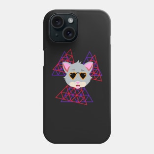 3D Space COOL FUNNY Cat Phone Case