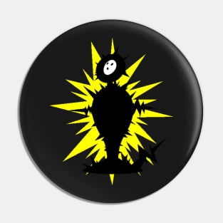 Arakune electrocution sticker Pin