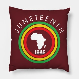 Juneteenth African Continent Pillow