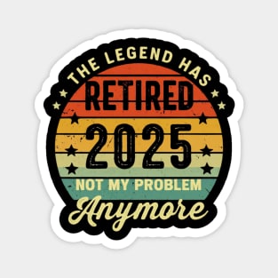 Officially-Retired-2025 Magnet