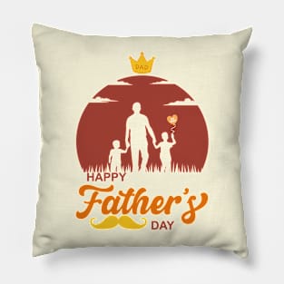 Fatherhood's Enduring Love: Honoring Dads Pillow