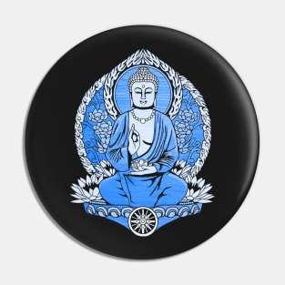 Gautama Buddha Blue Pin