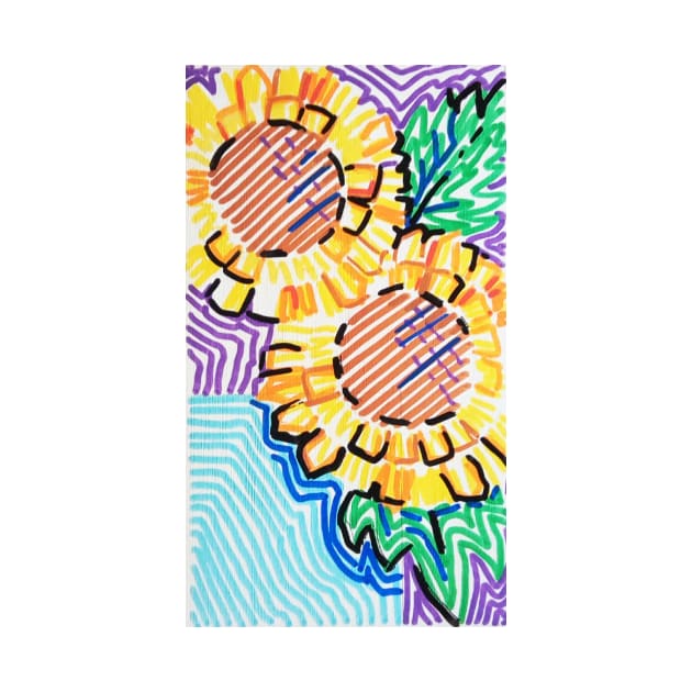 Sunflowers There by Marisa-ArtShop